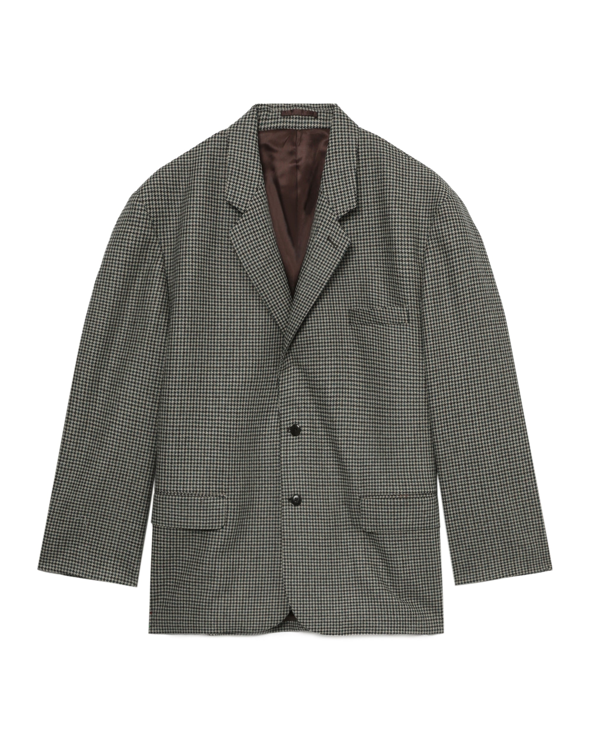 Checked blazer