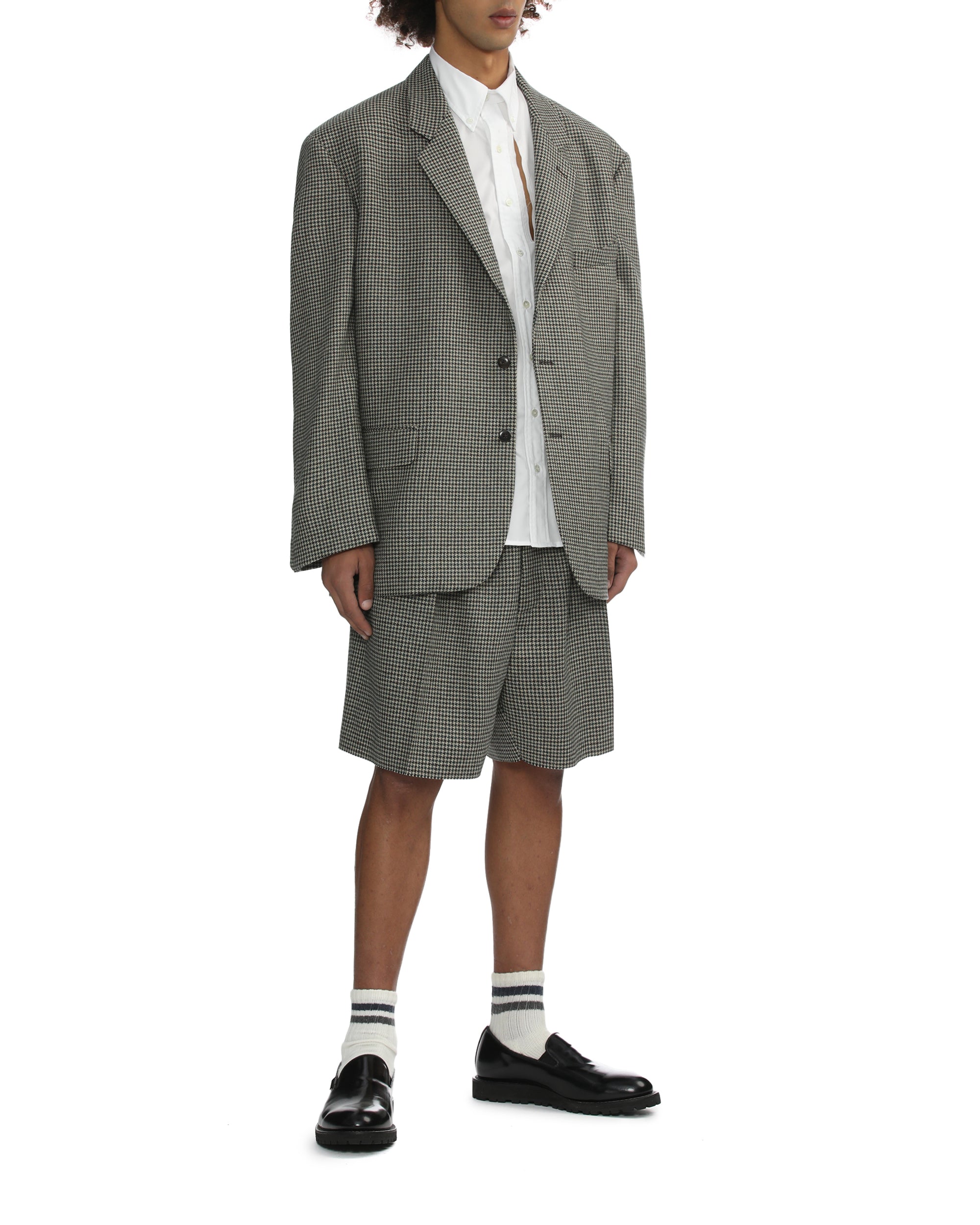 Checked blazer
