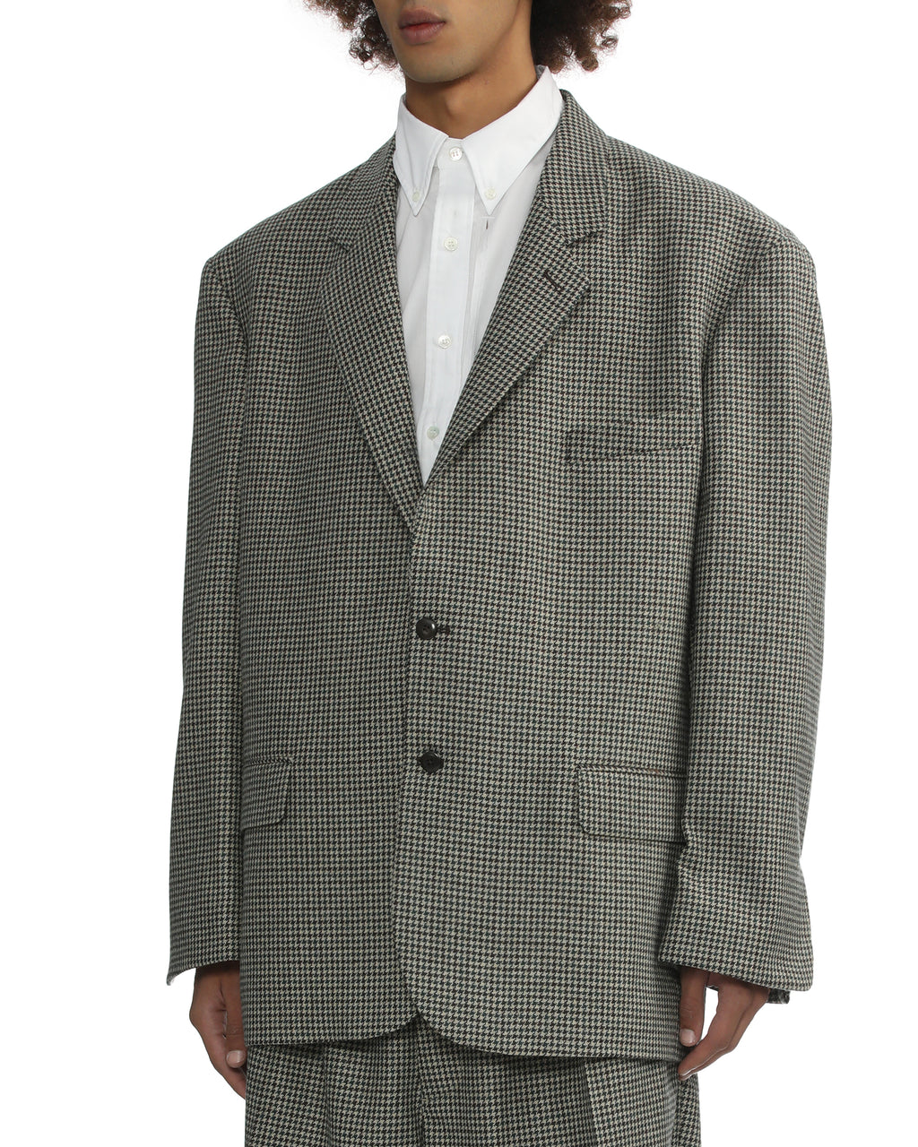 Checked blazer