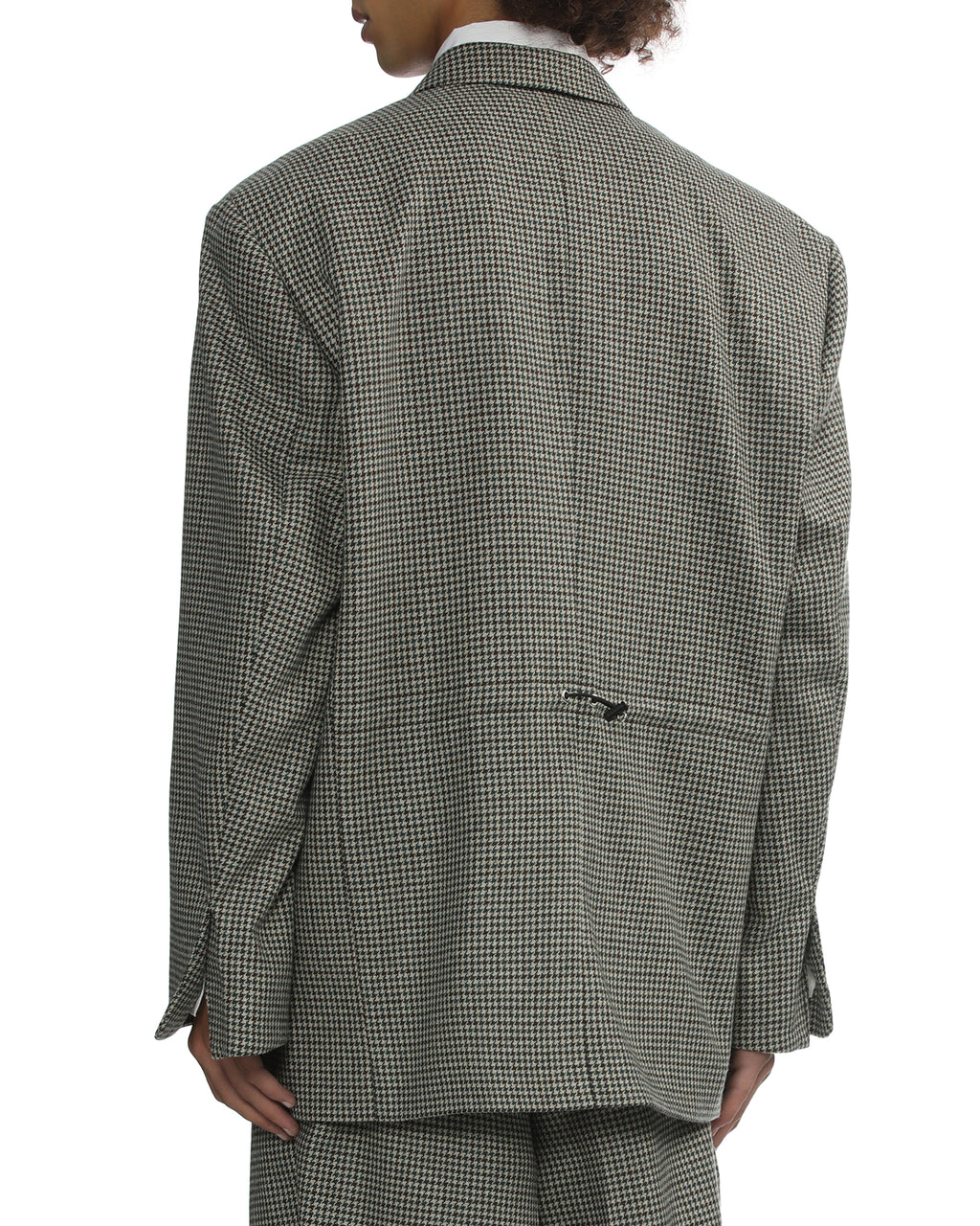 Checked blazer