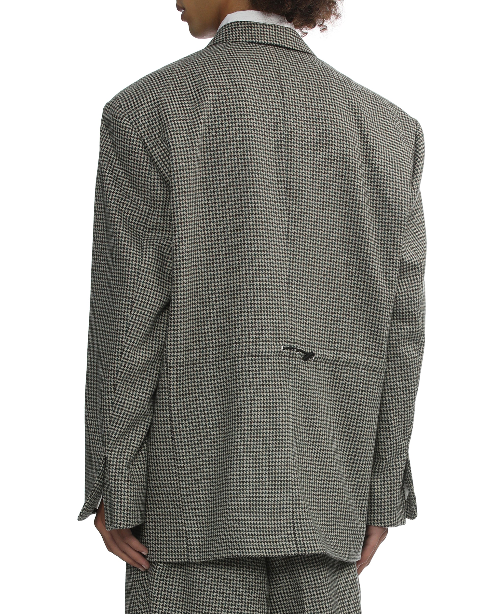 Checked blazer