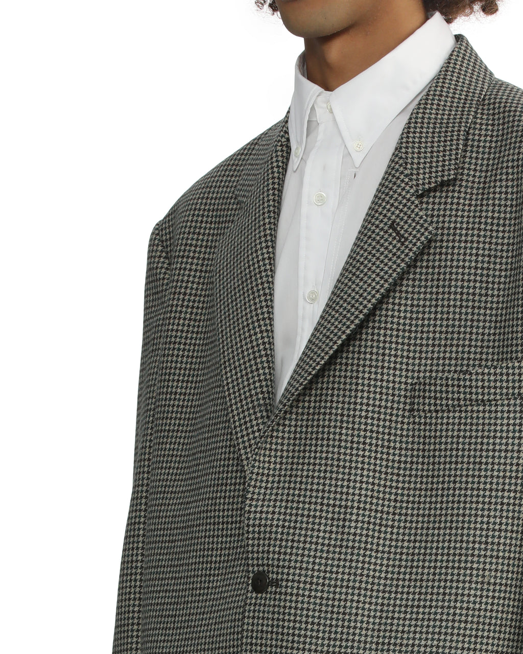 Checked blazer