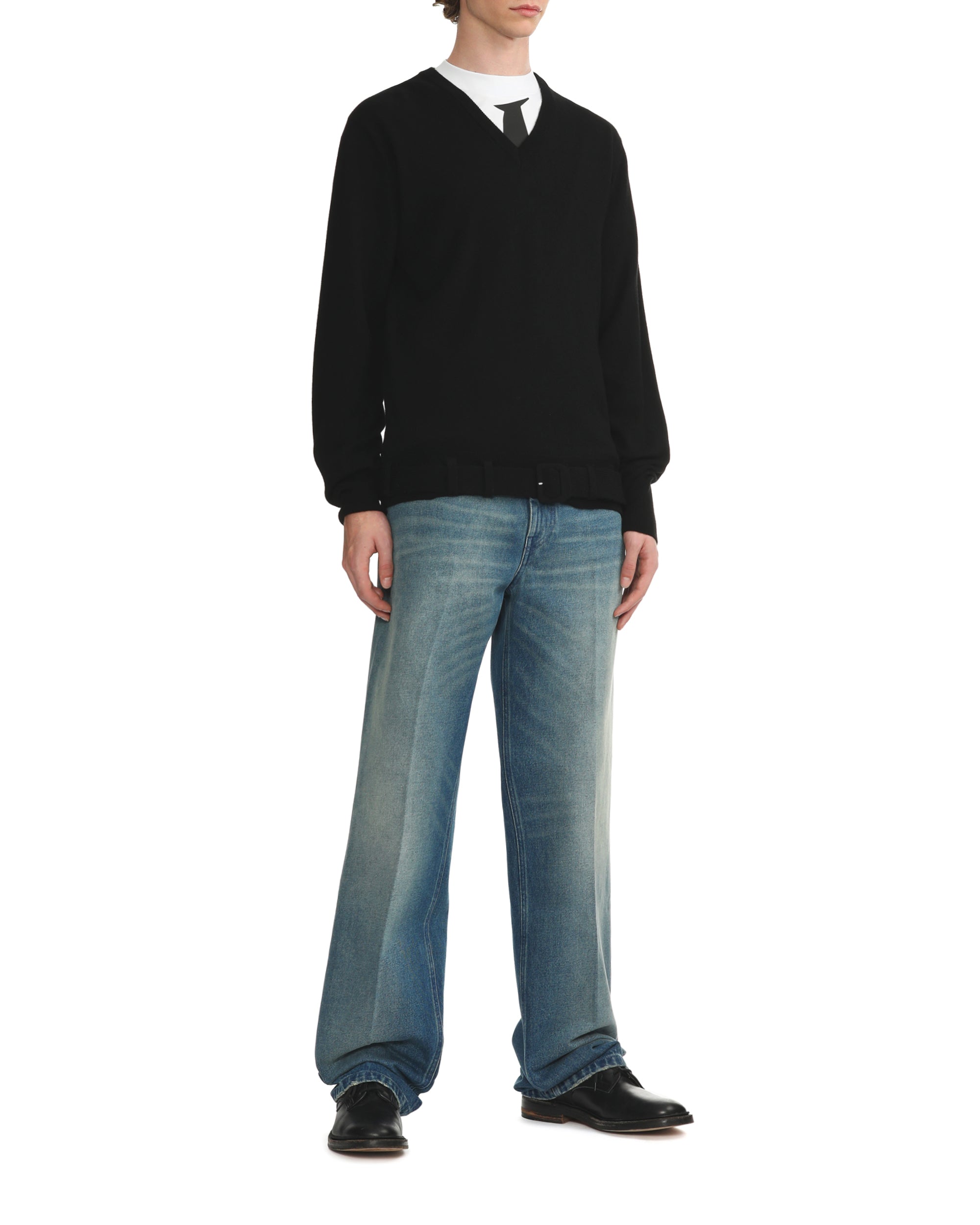 V-neck sweater