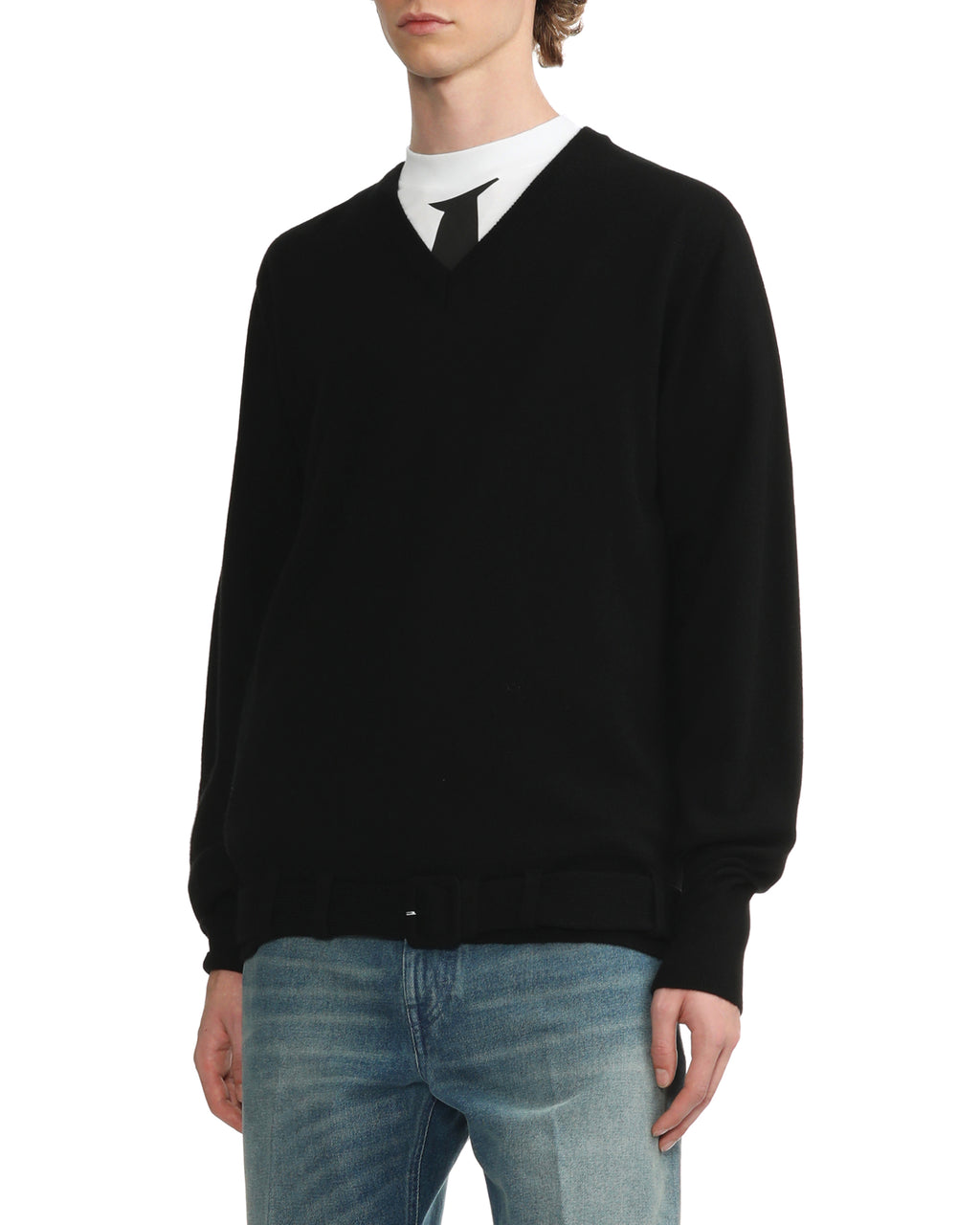 V-neck sweater
