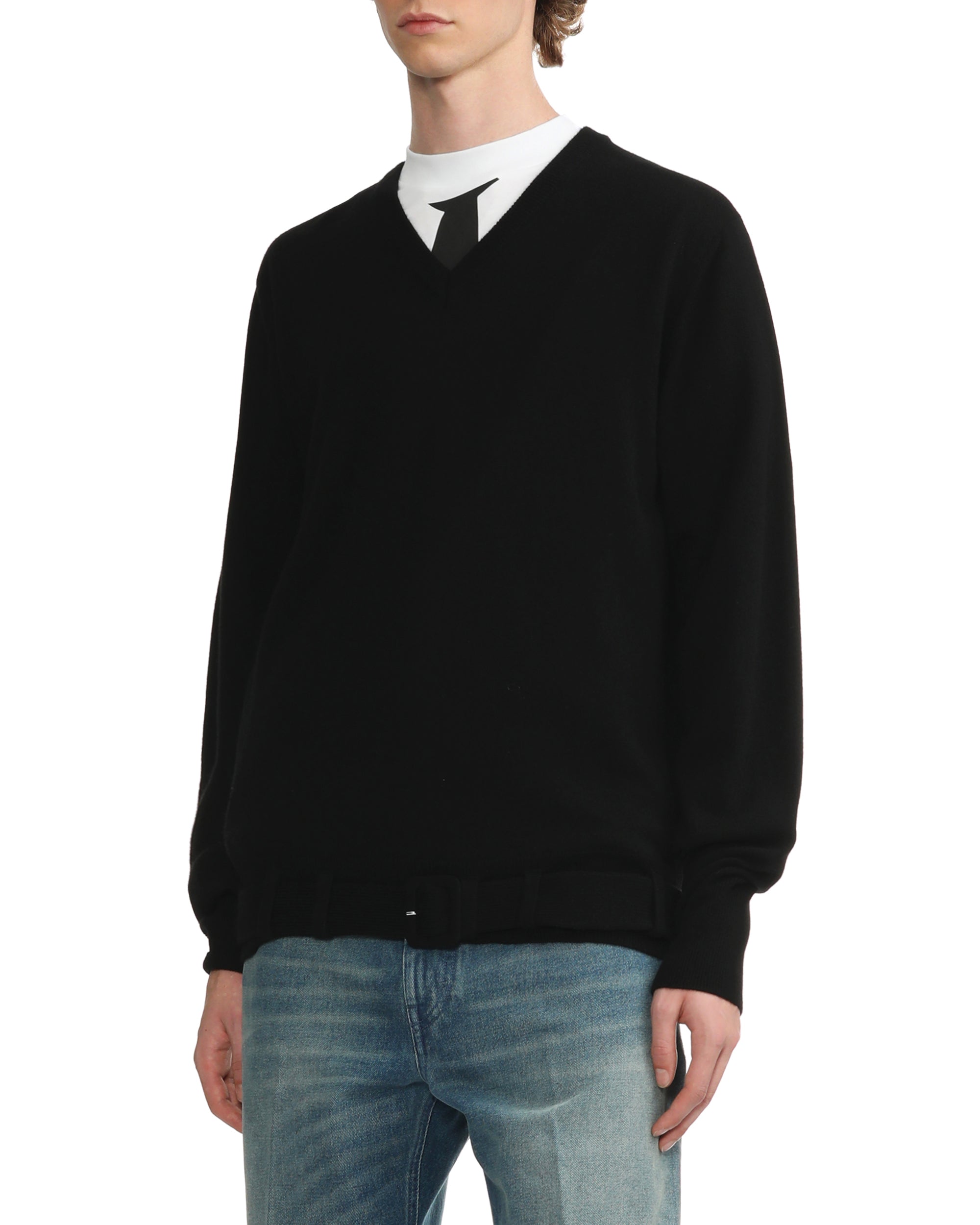 V-neck sweater