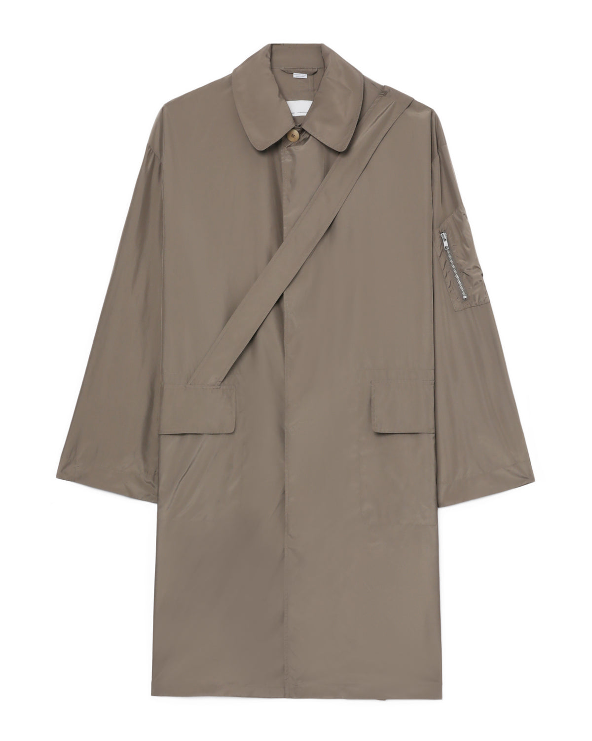 Raincoat with strap
