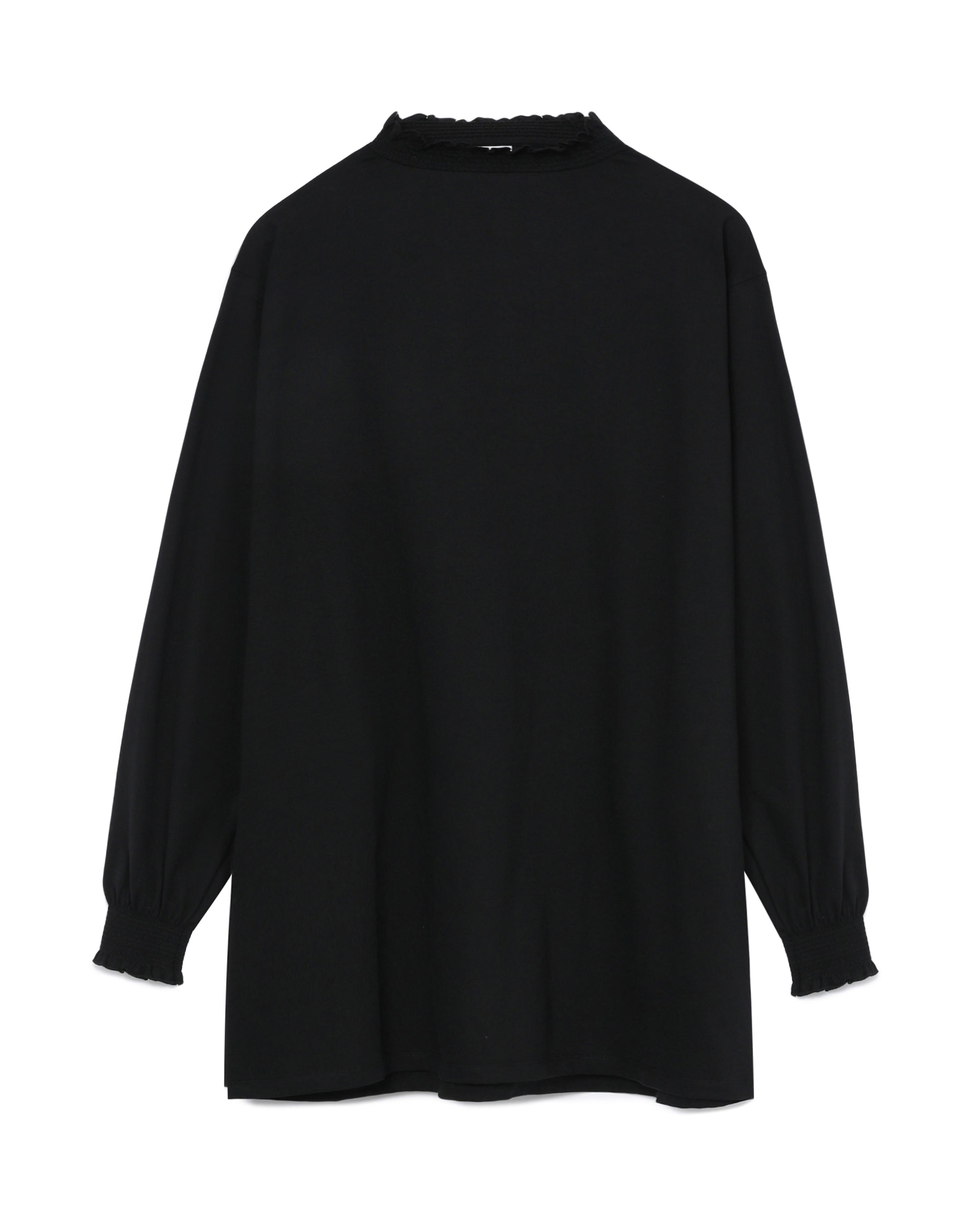 Ruffled neck top