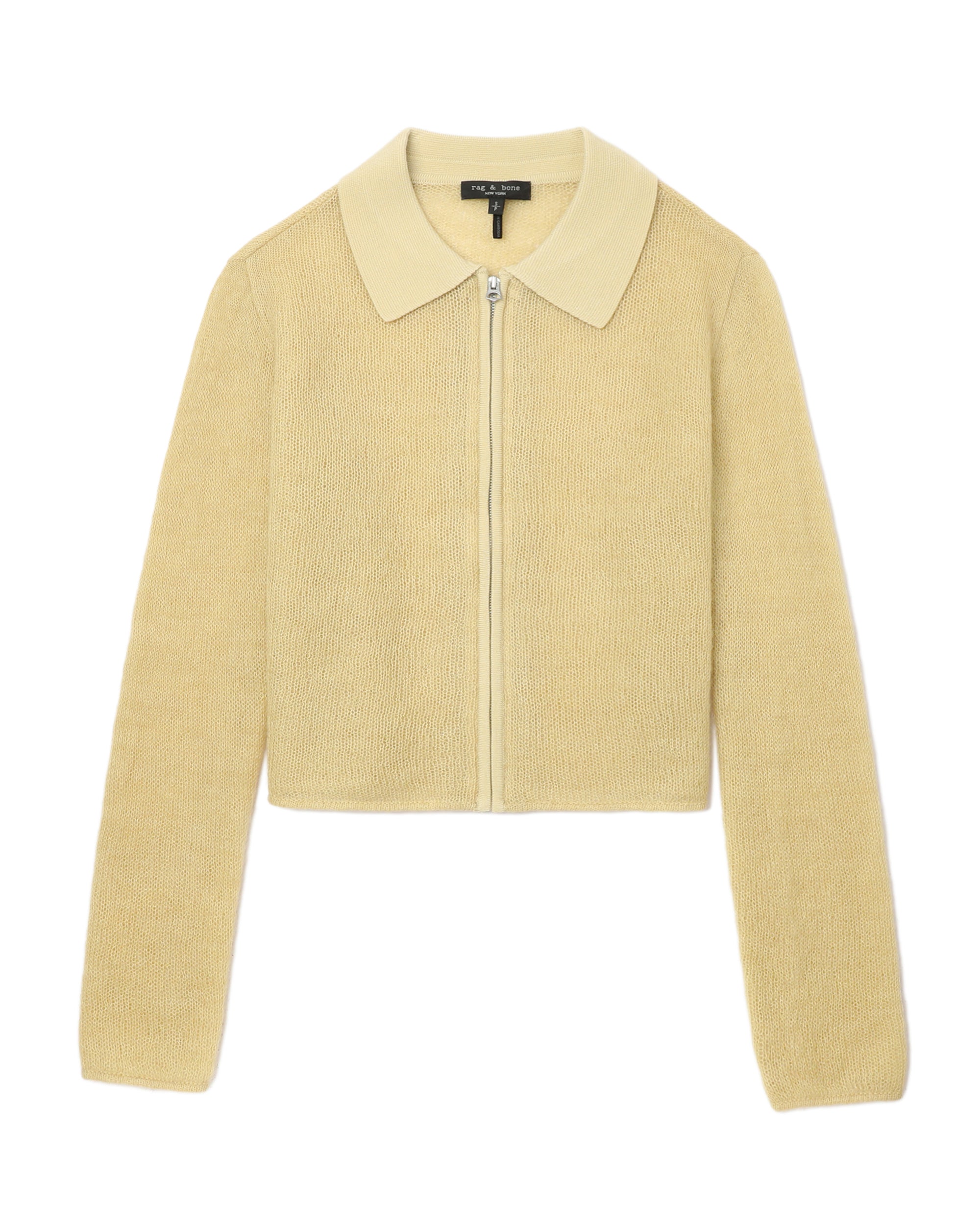 Zip-up cardigan