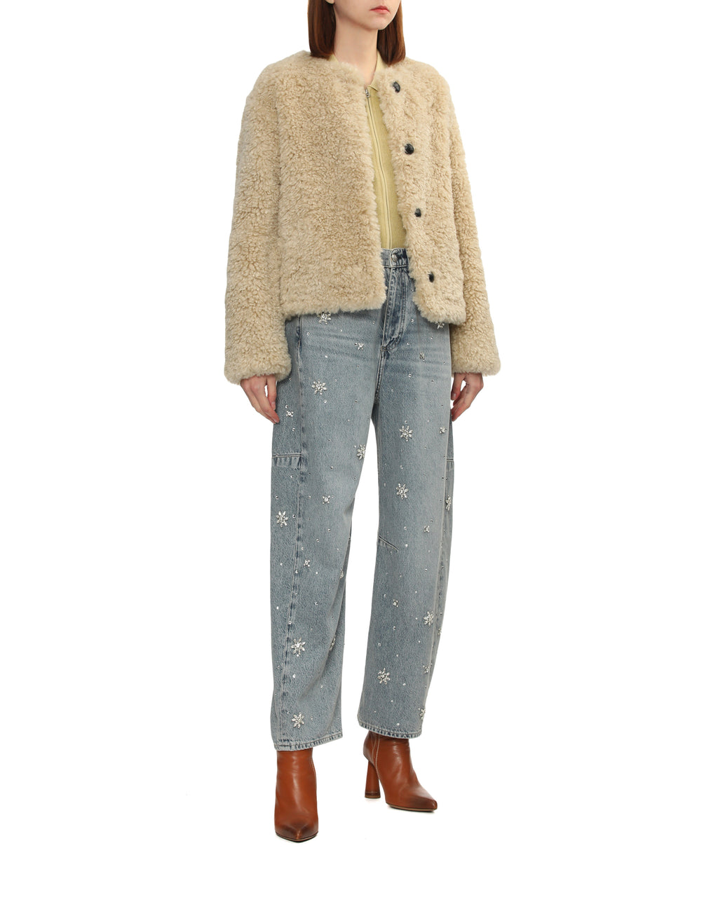 Zip-up cardigan