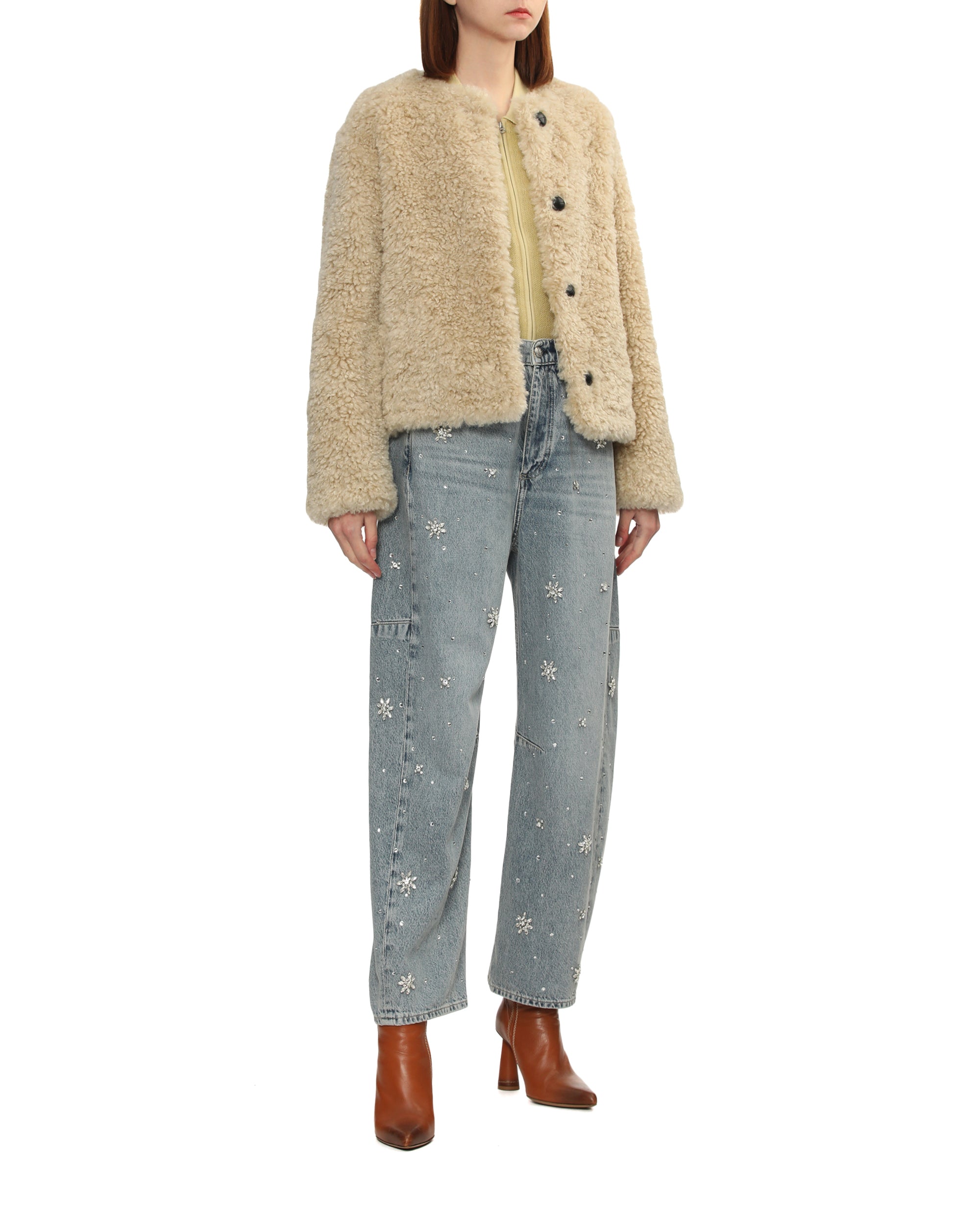 Zip-up cardigan