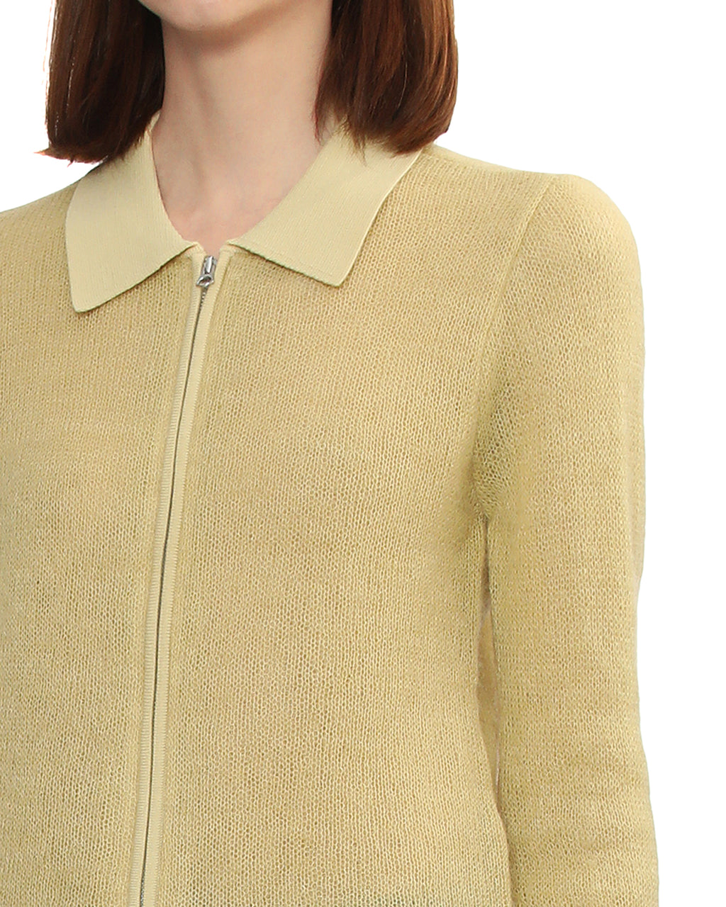 Zip-up cardigan