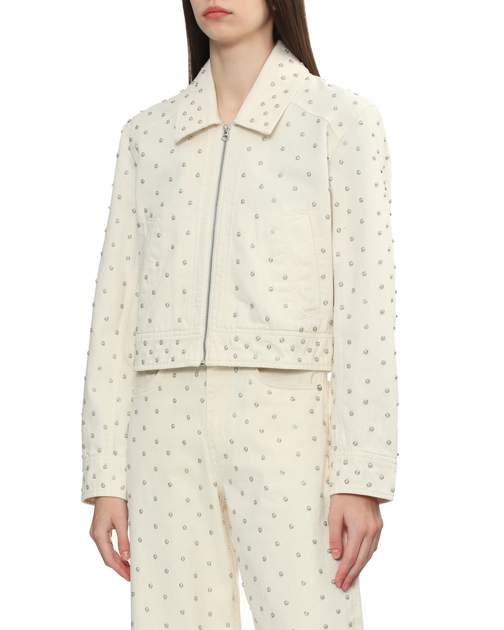 Anya studded denim jacket