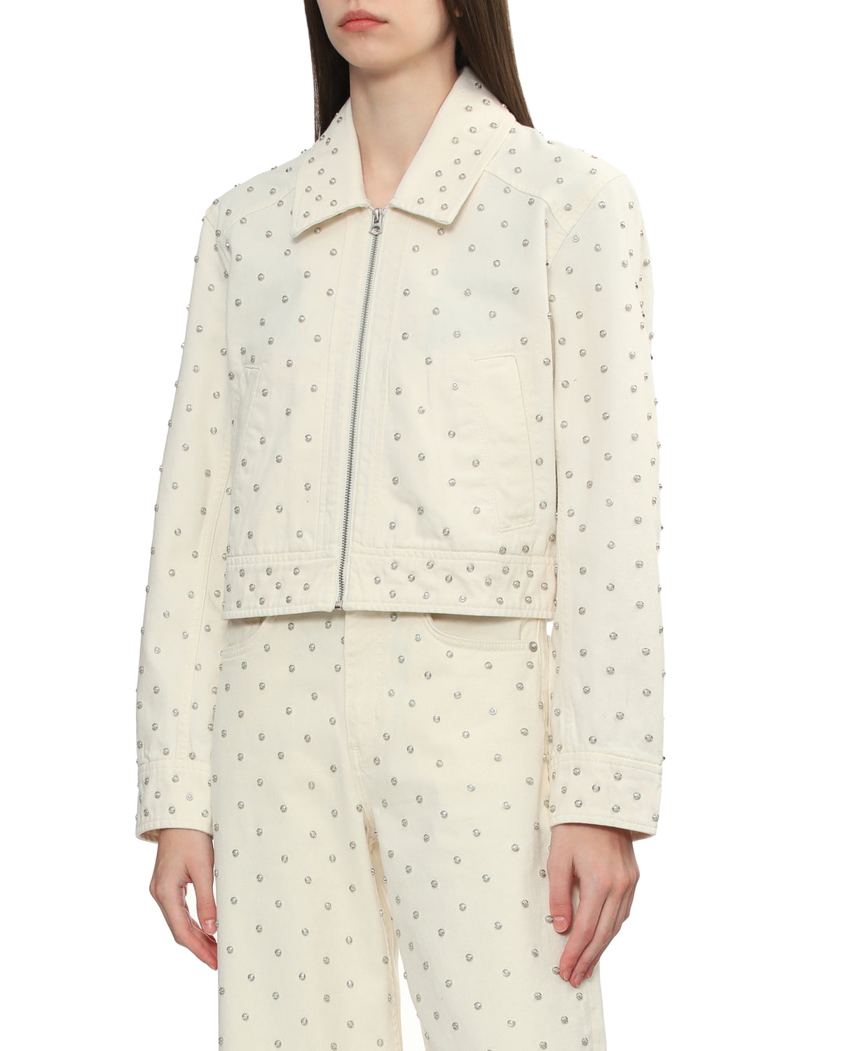 Anya studded denim jacket