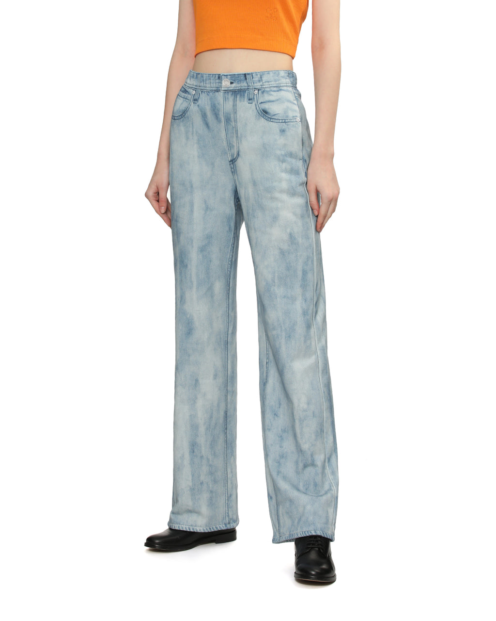 Straight leg jeans