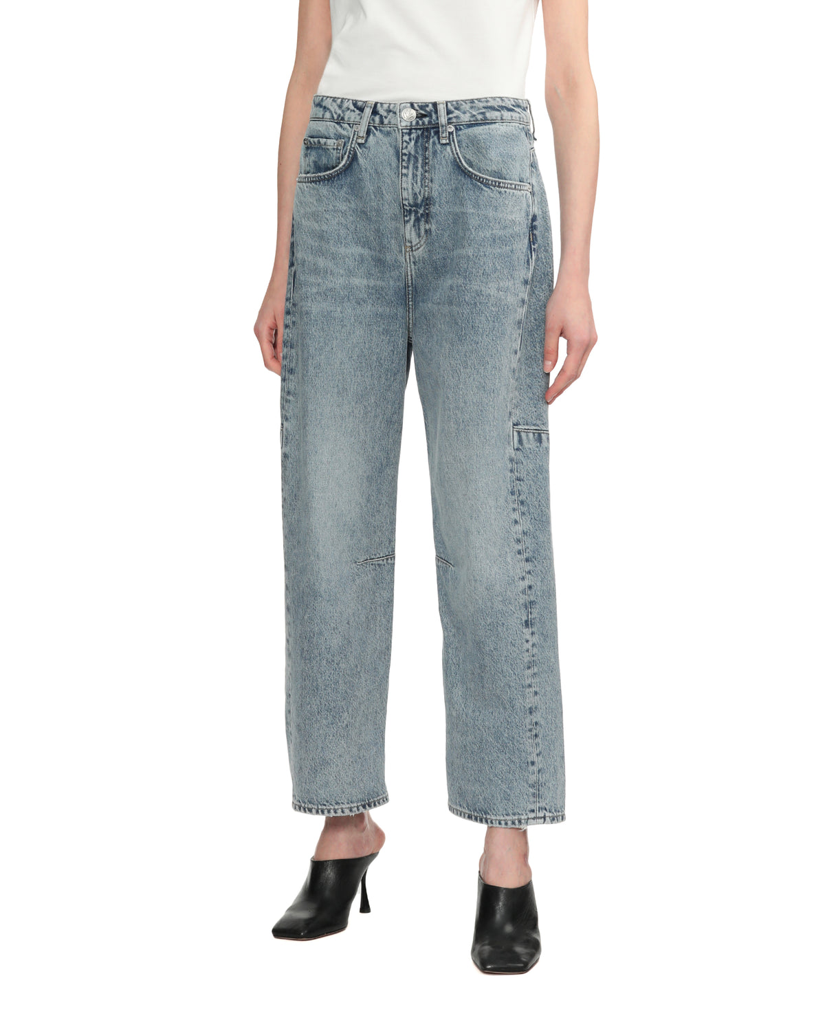Straight leg jeans