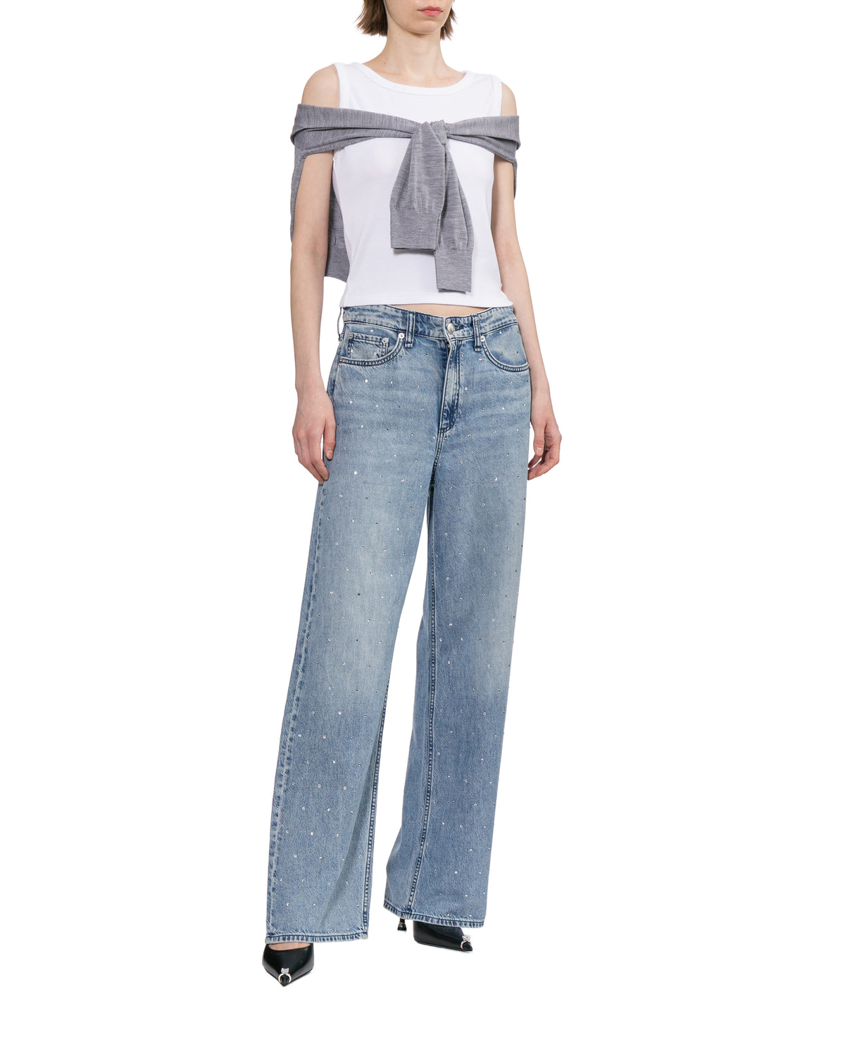 Embellished jeans