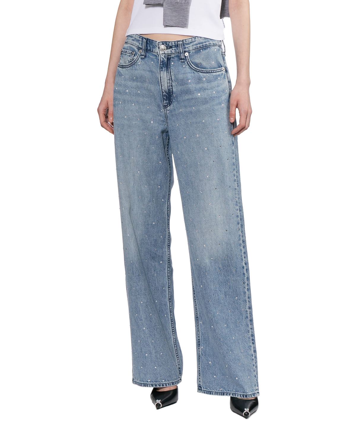 Embellished jeans