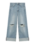 Ripped wide jeans