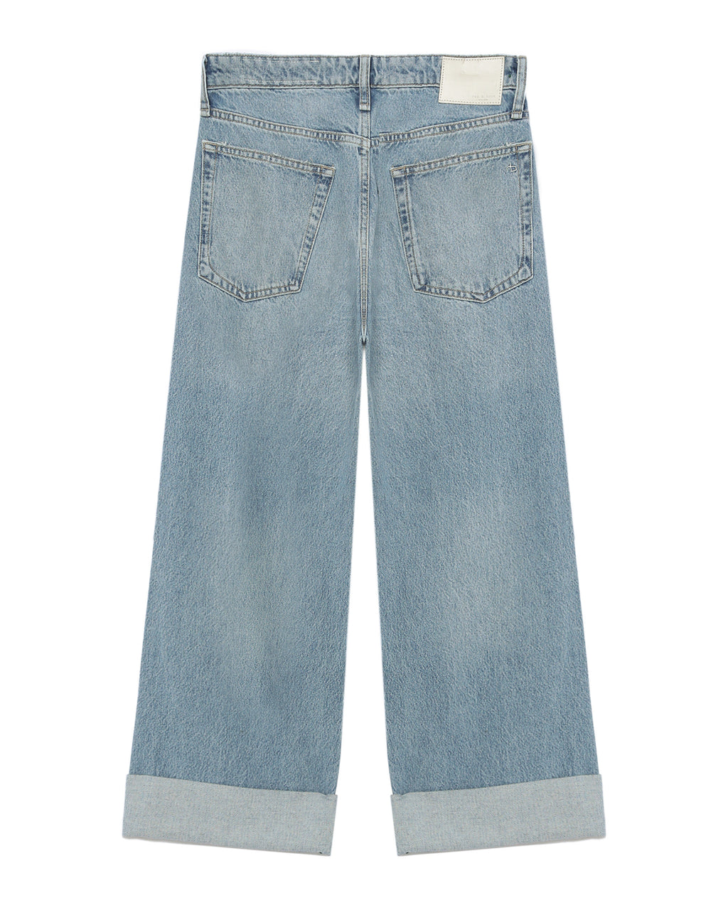 Ripped wide jeans