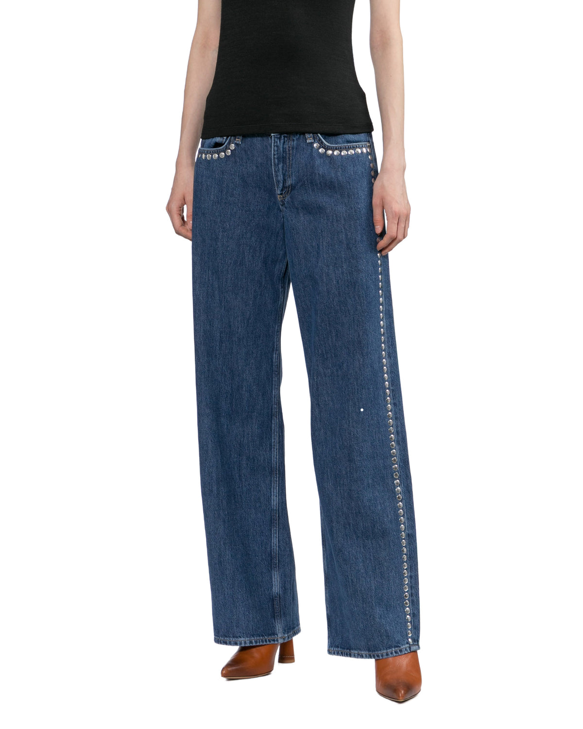 Studded jeans