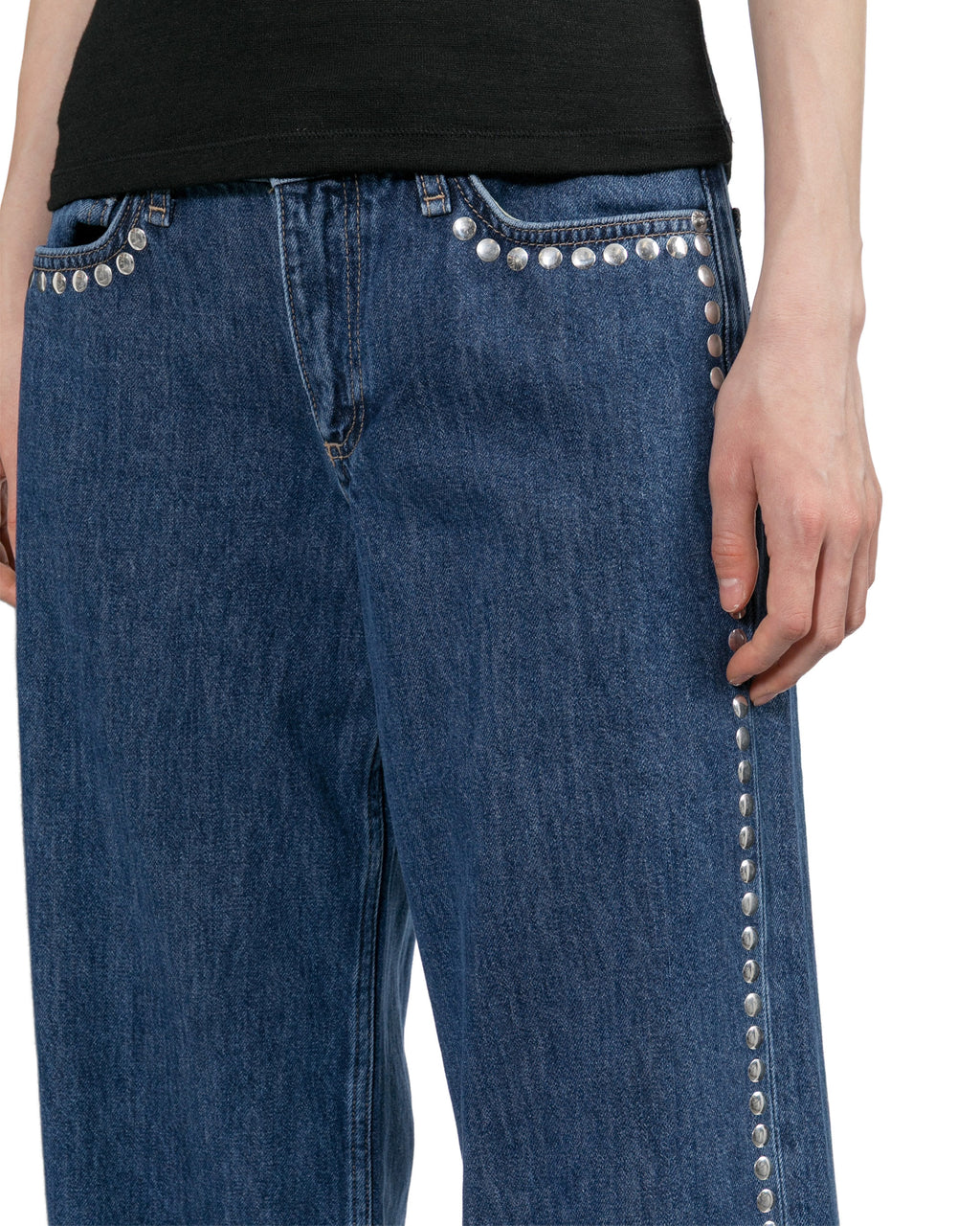 Studded jeans