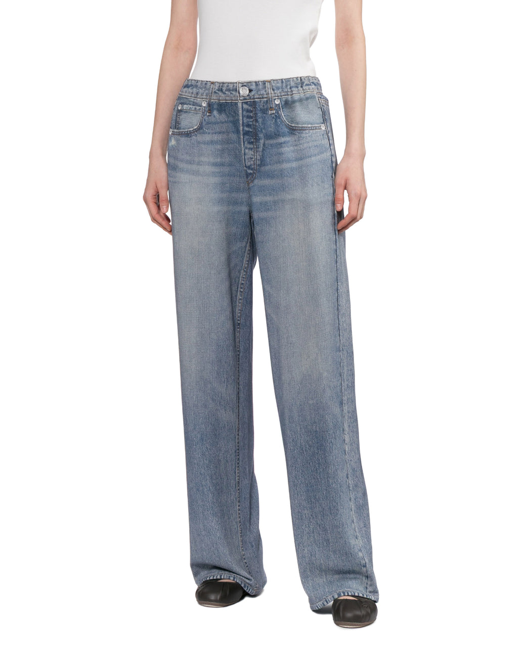 Wide leg jeans