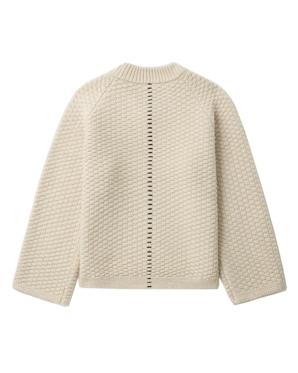 Textured knit sweater