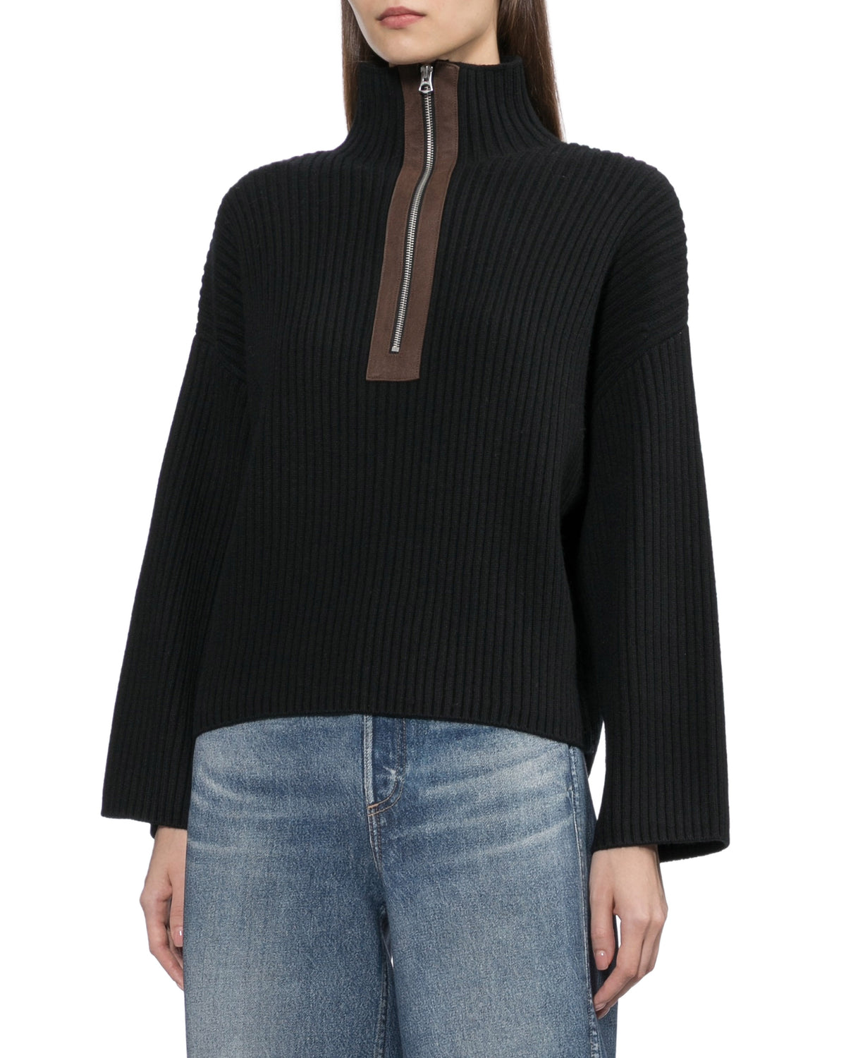 Half zip sweater