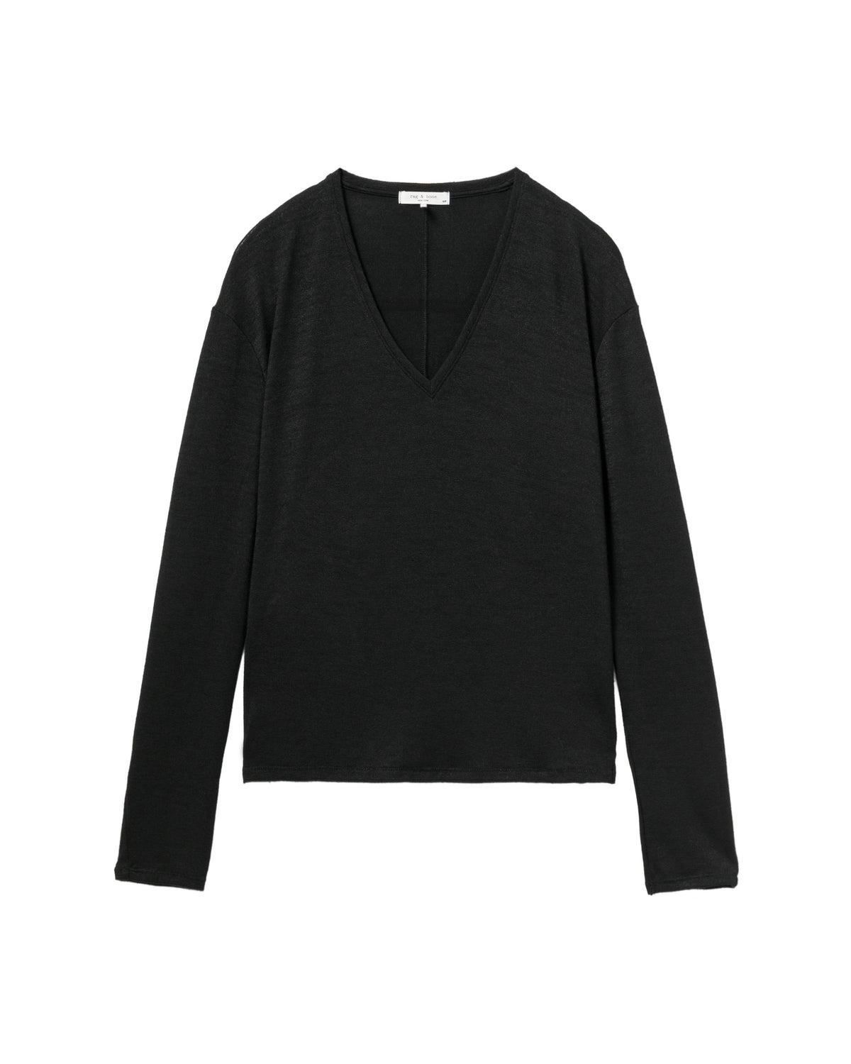 V-neck long tee