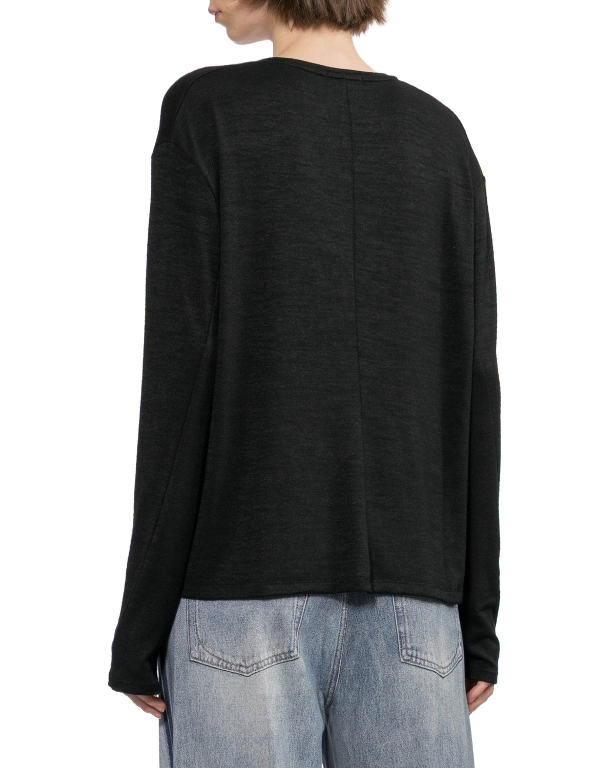 V-neck long tee