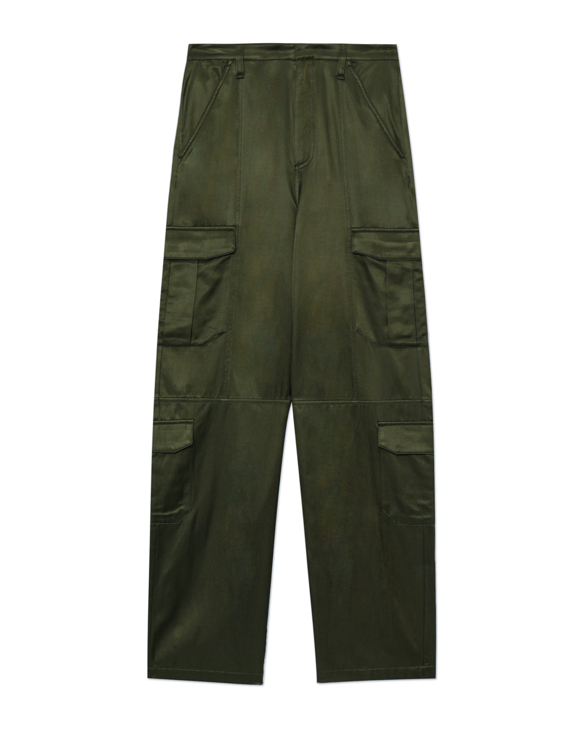 Cotton nylon cargo pants
