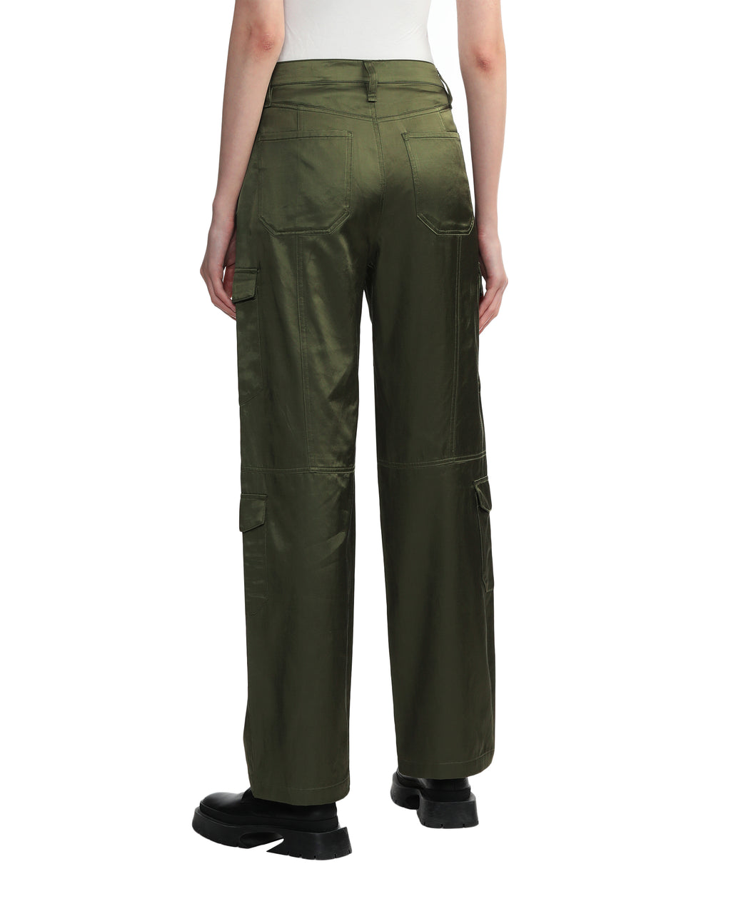 Cotton nylon cargo pants