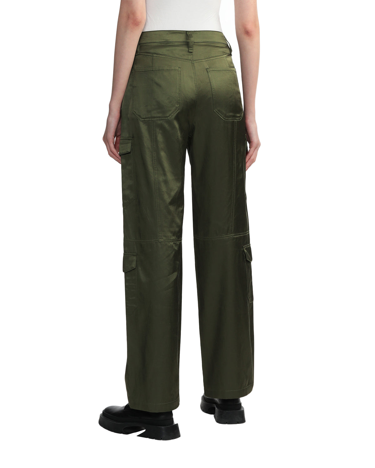 Cotton nylon cargo pants