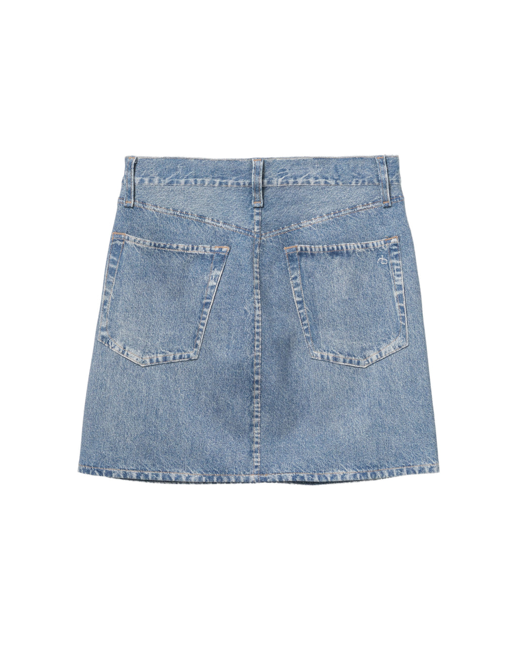 Denim mini skirt