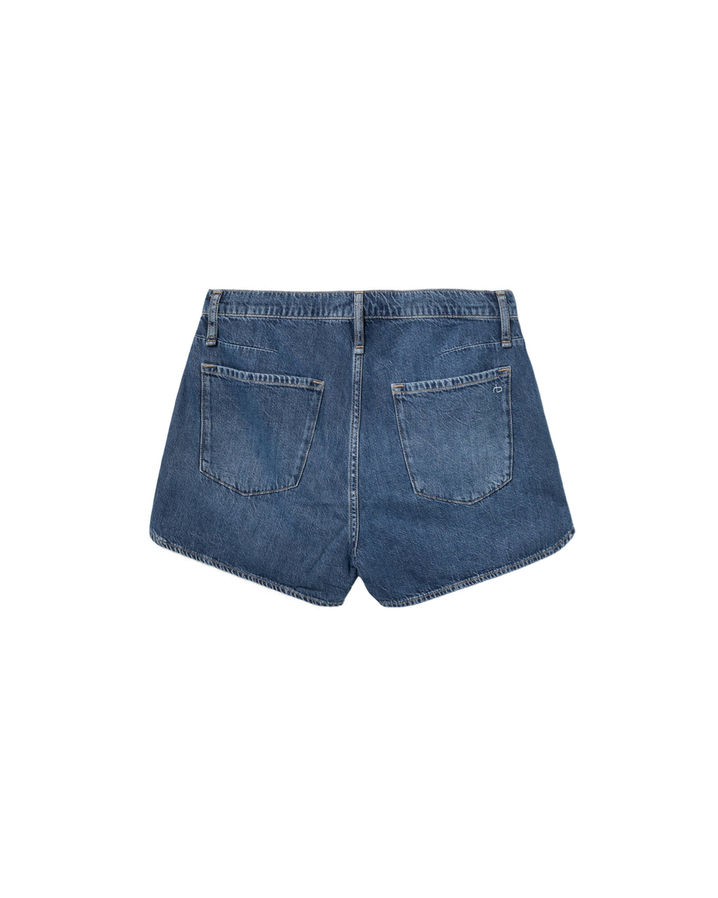 Drawstring denim shorts