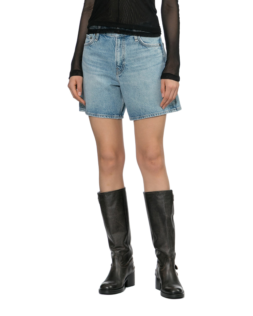 Denim shorts
