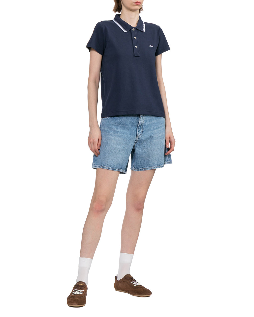 Denim shorts