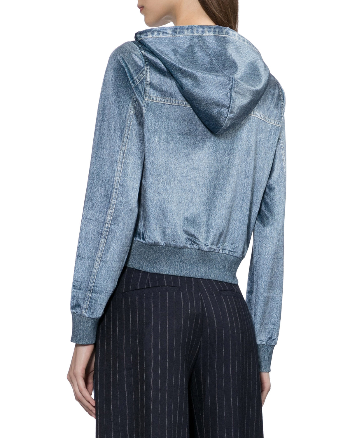 Zip through hoodie