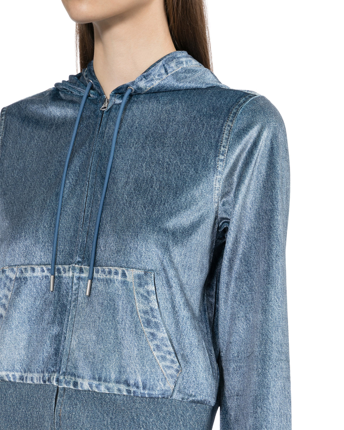 Zip through hoodie