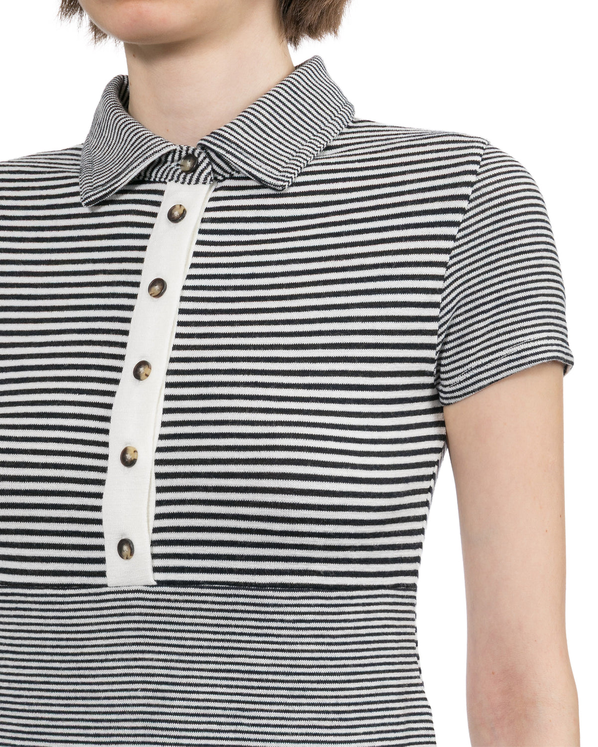 Striped polo shirt