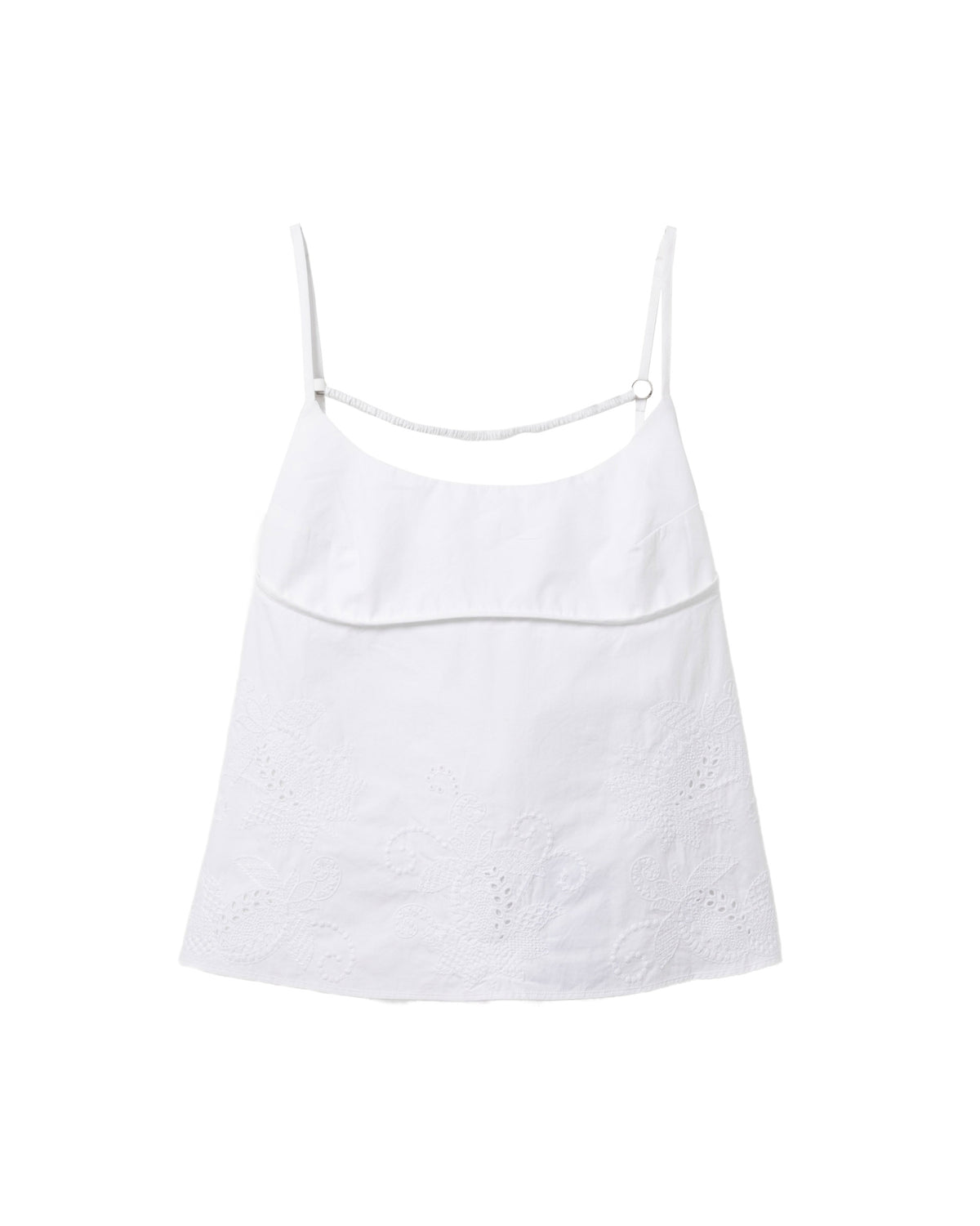 Embroidered cami