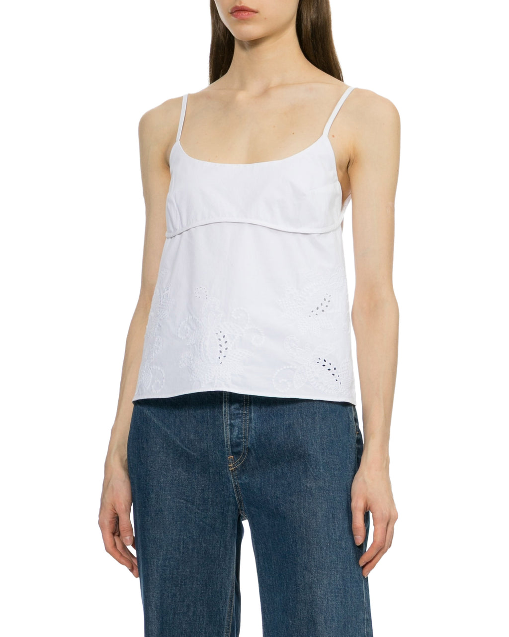 Embroidered cami