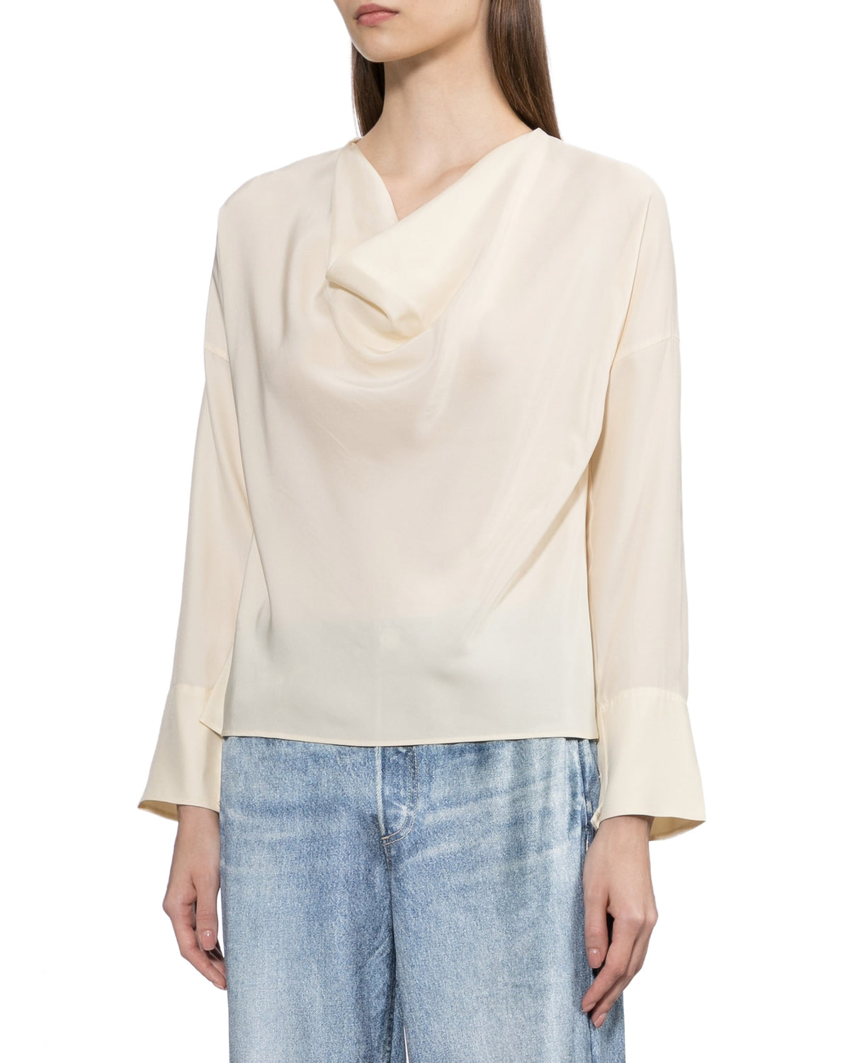 Cowl neck blouse