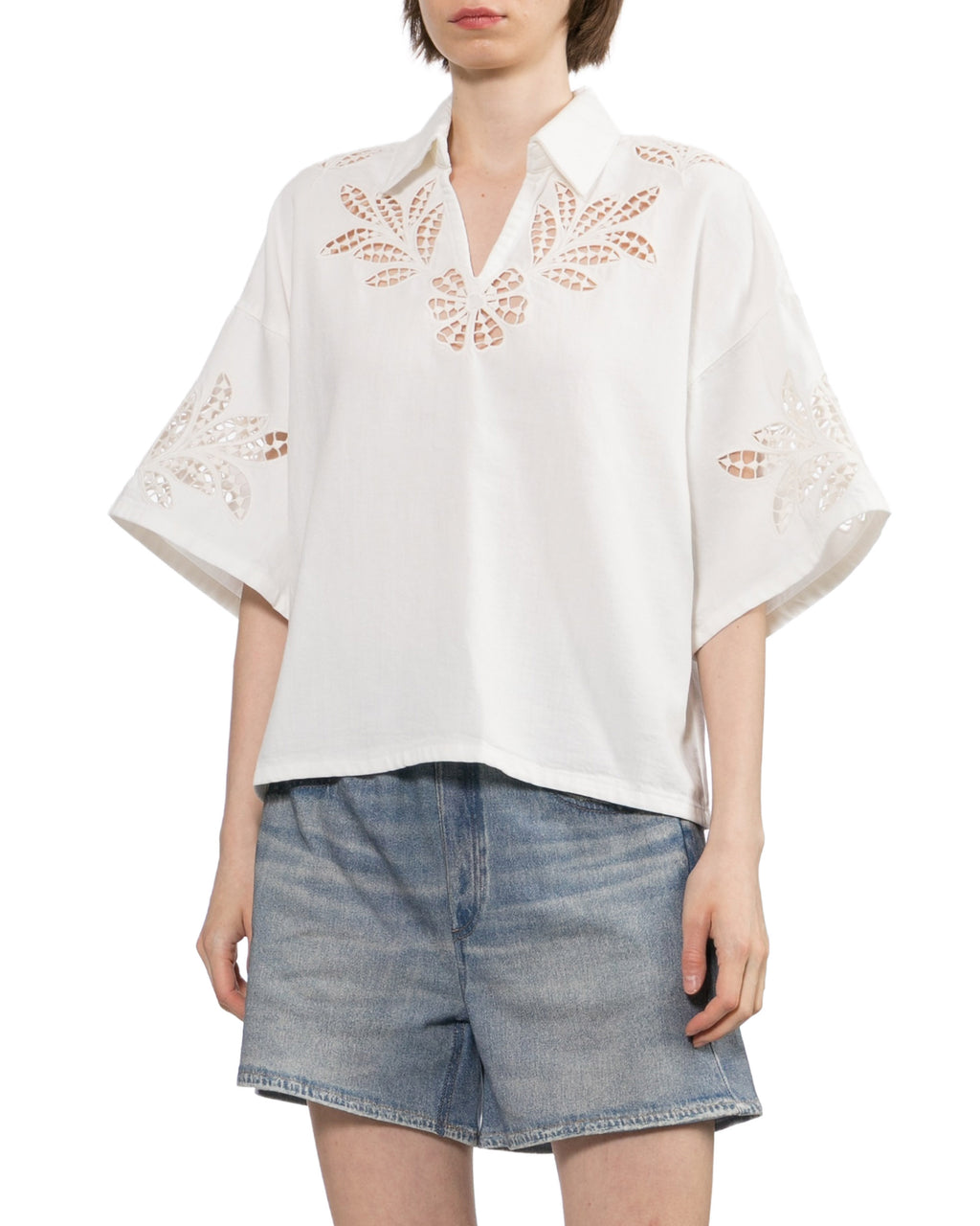 Embroidered top