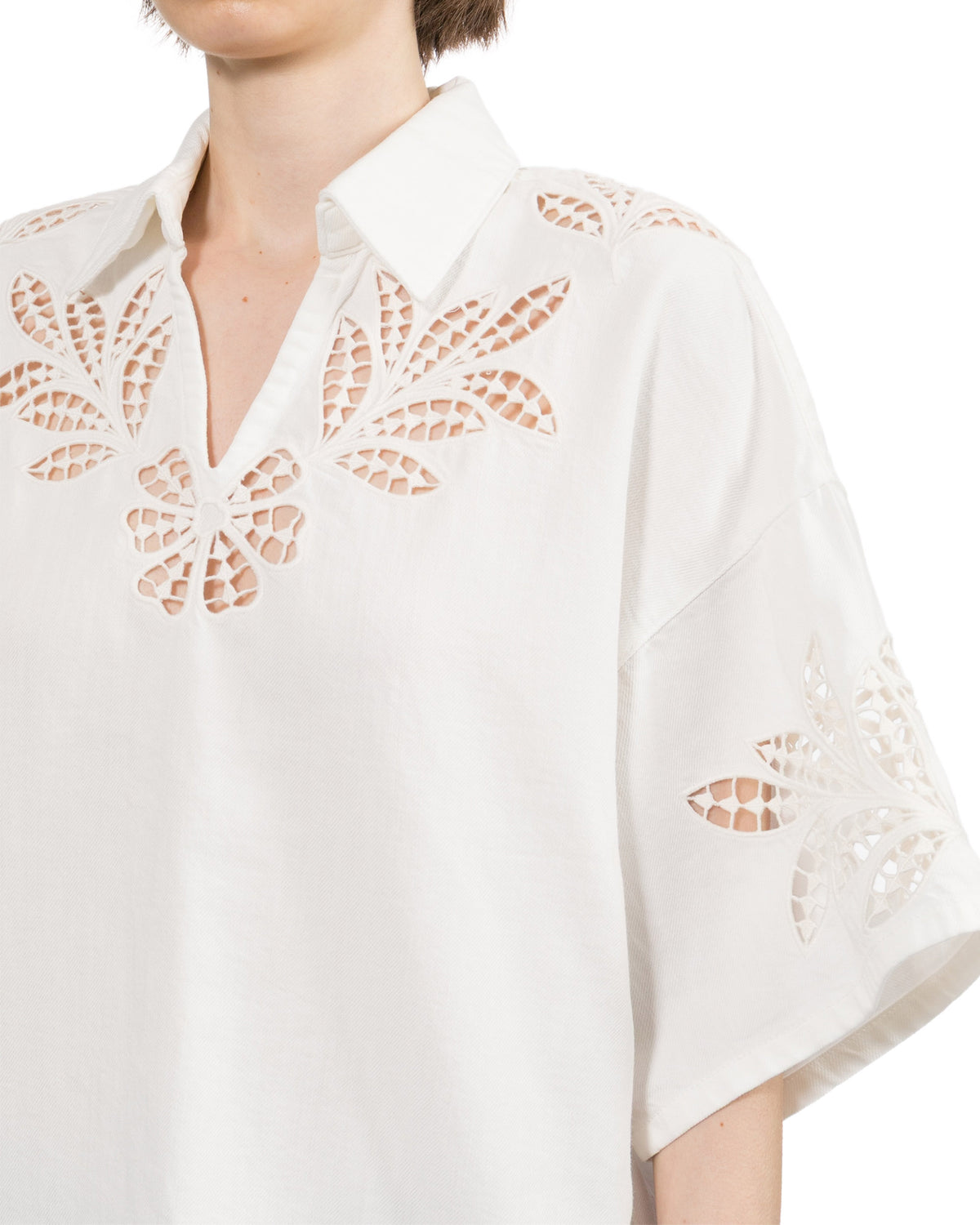 Embroidered top