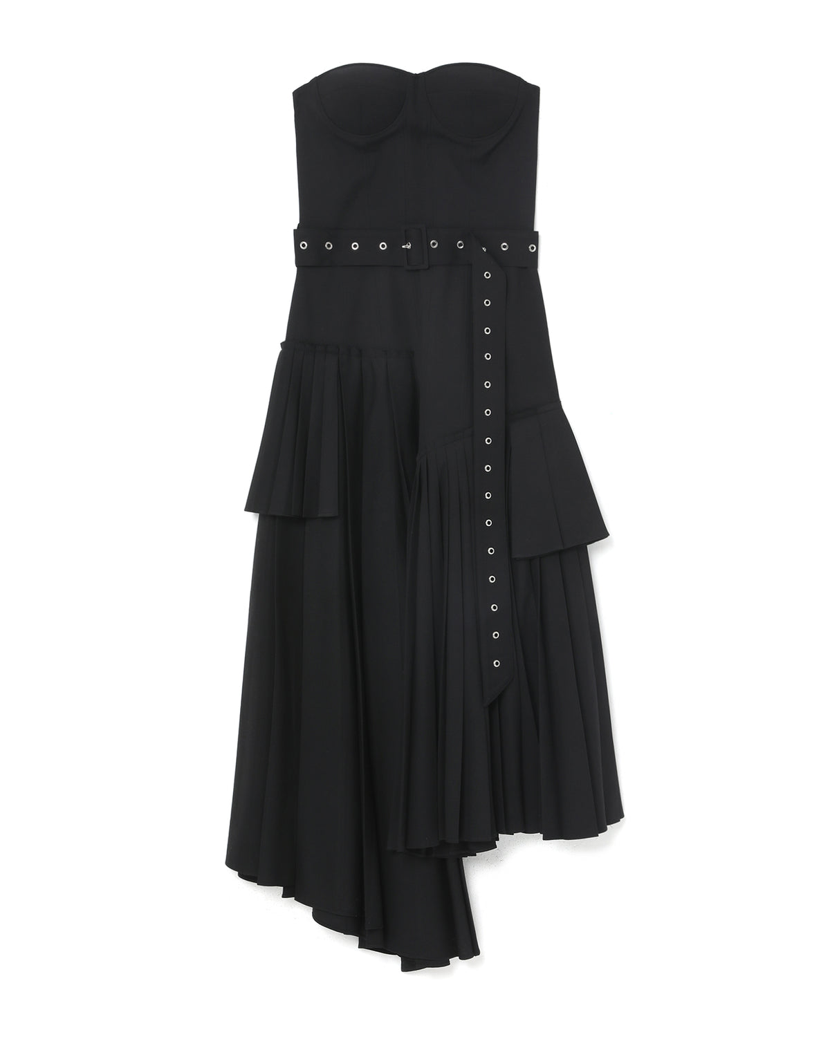Pleated midi dress