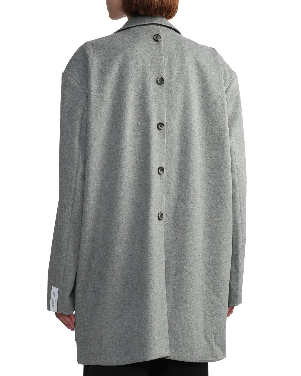 Button embellished coat
