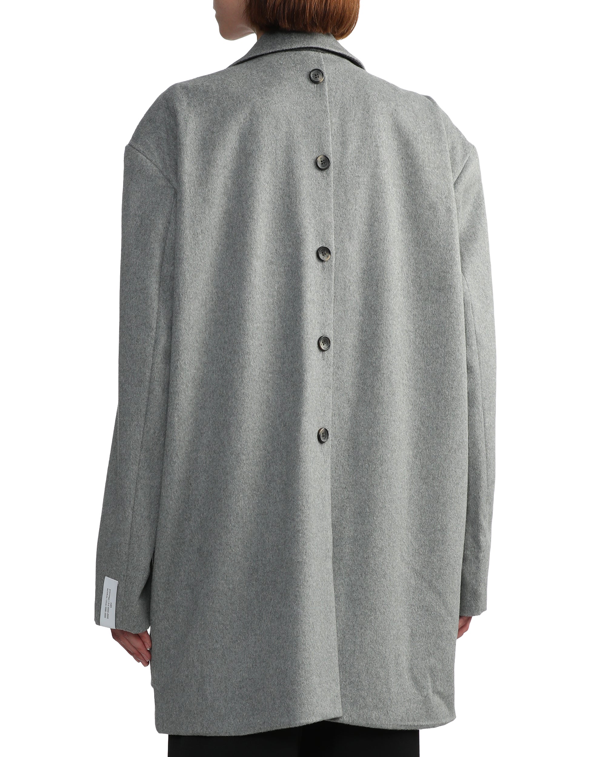 Button embellished coat