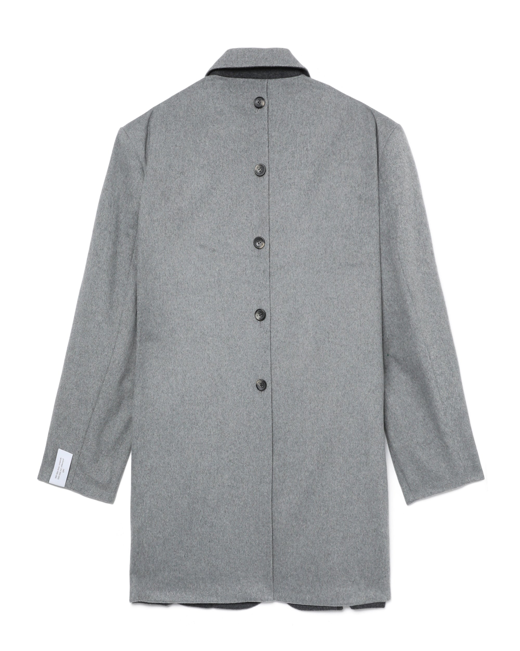 Button embellished coat