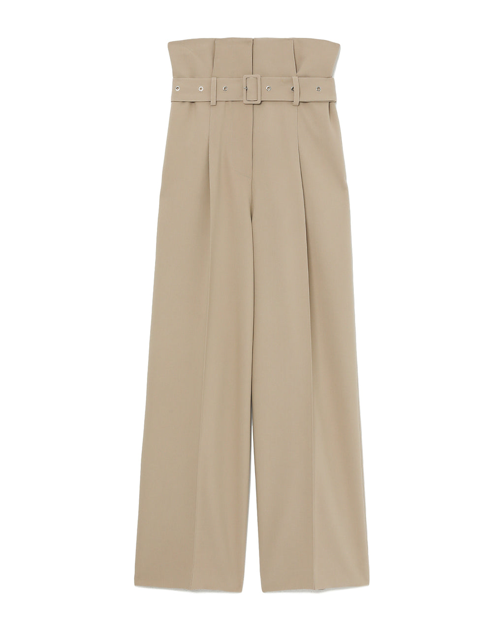 High waist belted pants